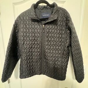 Lands' End Quilted Jacket - Black